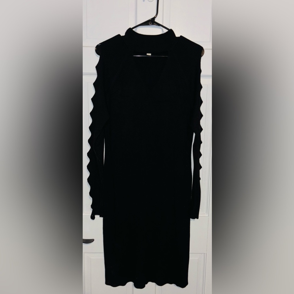 Gorgeous black sweater dress
